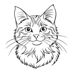 Cat Silhouette vector Graphic perfect for design projects