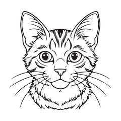 Cat Silhouette vector Graphic perfect for design projects