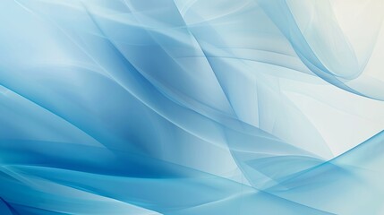 Wallpaper Abstract blue background wallpaper with wavy lines flowing in a smooth and elegant design