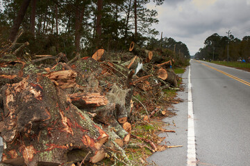 The day after Hurricane Helene went through southern Georgia, the property damage can be seen!