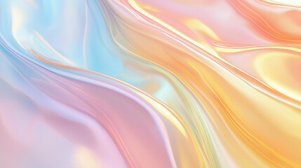 Fototapeta premium holographic background with pastel colors, soft lighting and a sense of calmness