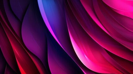 Wallpaper Abstract background forming repeating wavy shapes with pink and purple gradient