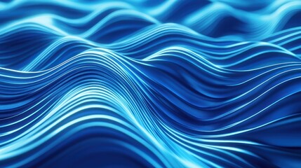 Abstract Blue Waves