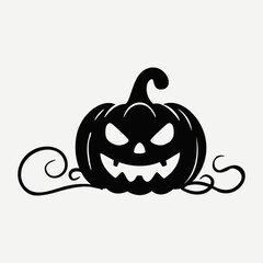 Dynia na Halloween. Wektorowa ilustracja. © Monika