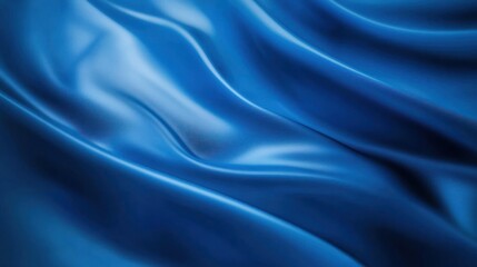 Obraz premium Abstract Blue Silk Fabric Texture