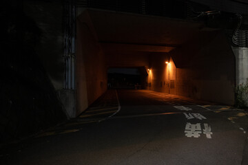 少し怖いトンネル