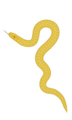 A simple cartoon snake pattern
