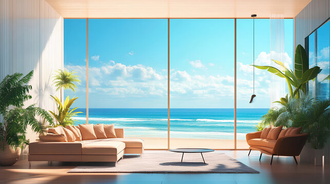 Luxury architecture ocean front property landscape