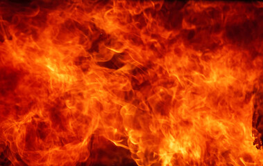 Fire explosion flammable car fire on street smoke, hot danger flame burning effect. Fire burn car accident disaster conflagration. Arson disaster burning fire flame high heat almost explode.