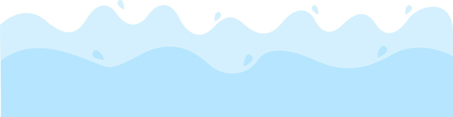 beach water illustration