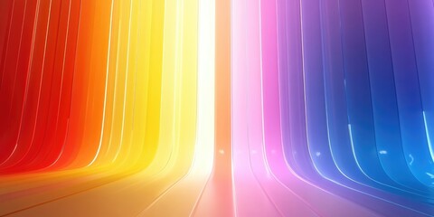 Vibrant backdrop showcasing light filter technology with a colorful spectrum, ideal for design, presentations, or educational materials