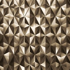 Obraz premium Exquisite backdrop marrying modern minimalism with metallic allure. Featuring round triangles, it exudes geometric sophistication and understated charm for wallpaper, banner, background, landing page