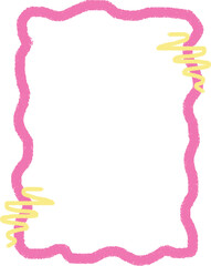 frame of pink hearts