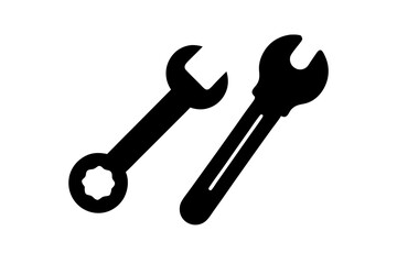 Wrench icons set. Wrench vector icon. Wrench key for servicing in the garage icon vector set
