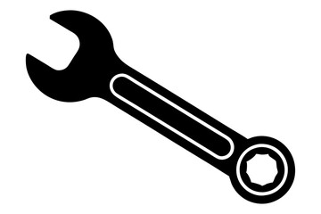 Wrench icons set. Wrench vector icon. Wrench key for servicing in the garage icon vector set
