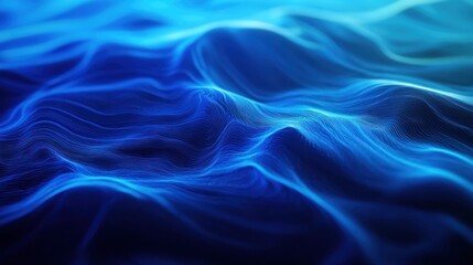 Obraz premium Abstract Blue Wave Background