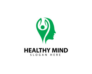 Healthy mind logo creative design inspiration