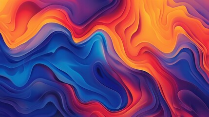 Obraz premium Wallpaper Abstract colorful background flowing like liquid paint
