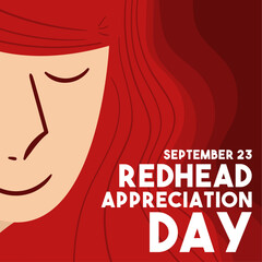 Redhead Appreciation Day. September 23.