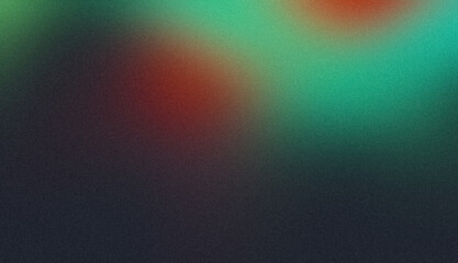 Grainy background autumn noisy banner, teal red blue green grunge texture abstract retro poster, header cover backdrop design background