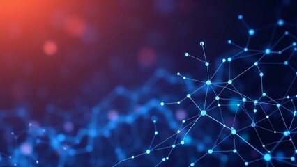 Obraz premium abstract blue background with stars