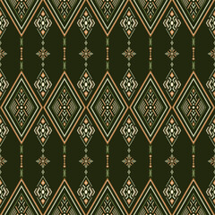 Geometric floral pattern. Seamless vector background. Colorful ornament. Ornament for fabric, wallpaper, packaging, decorative print