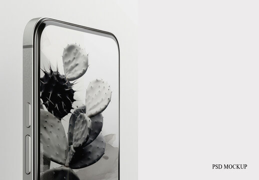 Screen Phone Mockup With Generative AI