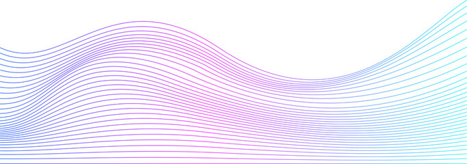 Wavy line mesh gradient pattern illustration decorative