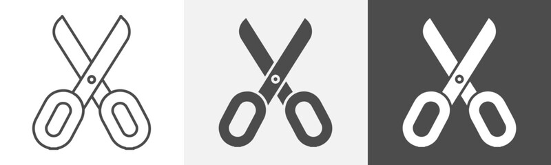 scissors icon Vector illustration art