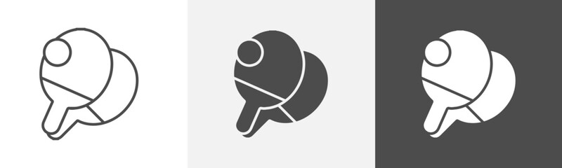 ping pong icon Vector illustration art