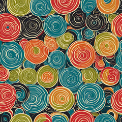 Seamless floral pattern background design