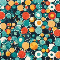 Seamless floral pattern background design
