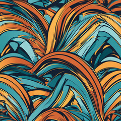 Seamless floral pattern background design