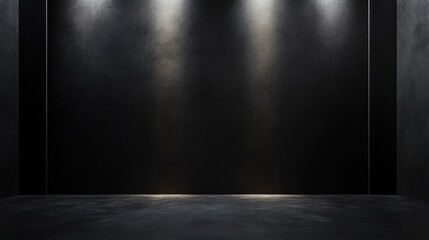 Minimal black background with gentle lighting suitable for business branding and posters