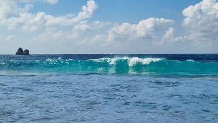 Breaking wave at Diamond Bay