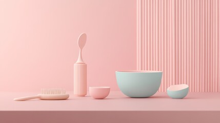 soft texture with gentle colors and smooth lines, ideal for children's products, offering a friendly and comforting aesthetic.