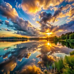 3D colourful background