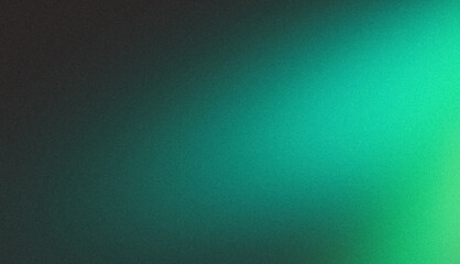 Dark grainy texture background, abstract blue green color gradient, glowing banner poster header cover backdrop design