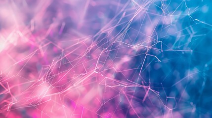 Wallpaper An abstract network of interconnected data points forming a futuristic technology background