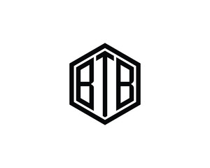 BTB Logo design vector template. BTB