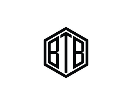 BTB Logo design vector template. BTB
