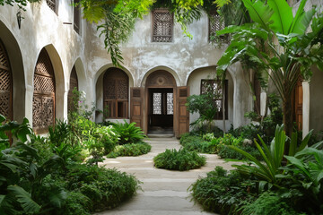 Naklejka premium Traditional African houses and villages are deeply rooted in the continent’s diverse cultural, environmental, and historical 