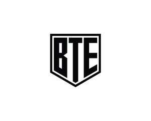 BTE logo design vector template. BTE