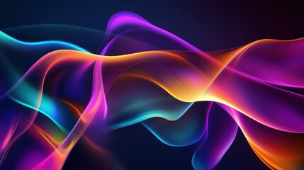 Obraz premium Abstract Colorful Waves