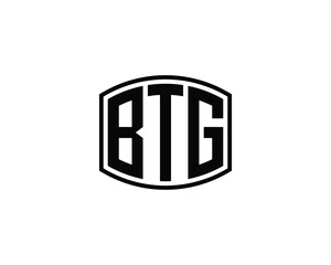 BTG logo design vector template. BTG