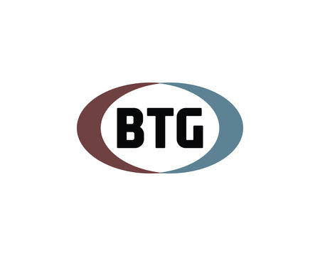 BTG logo design vector template. BTG