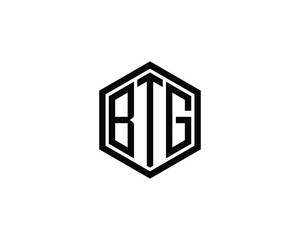 BTG logo design vector template. BTG