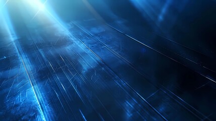 A blue shiny metal toned minimalist backgroud, Generative AI illustrations.