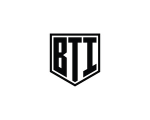 BTI logo design vector template. BTI