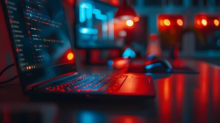 A cybersecurity photo stock photography, clean composition, space for text, bright lighting, Generative AI illustrations.

